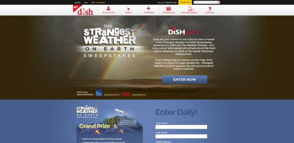 Strangest Weather on Earth Sweepstakes Strangest Weather on Earth Sweepstakes