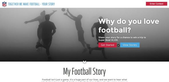 Together We Make Football Your Story Contest Together We Make Football Your Story Contest