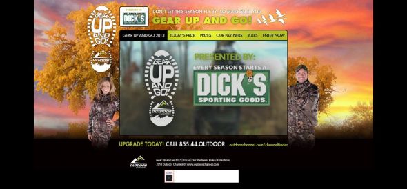 Outdoor Channel’s Gear Up and Go 2013 Sweepstakes Outdoor Channel’s Gear Up and Go 2013 Sweepstakes