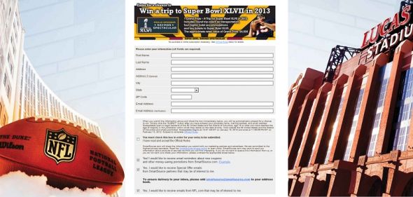 SmartSource Savings Spectacular Super Bowl XLVII Sweepstakes SmartSource Savings Spectacular Super Bowl XLVII Sweepstakes