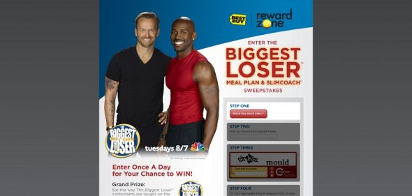 The Reward Zone & The Biggest Loser Meal Plan & SLIMCOACH Sweepstakes