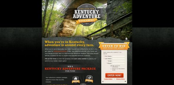 Find Your Own Kentucky Adventure Giveaway Sweepstakes Find Your Own Kentucky Adventure Giveaway Sweepstakes