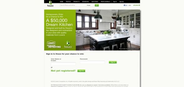 $50,000 Dream Kitchen Sweepstakes $50,000 Dream Kitchen Sweepstakes