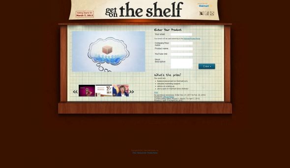 Walmart’s Get On the Shelf Contest