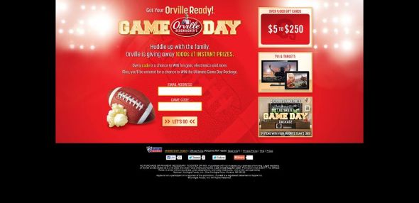 orville.com/gameday – Get Your Orville Ready Sweepstakes and Instant Win Game orville.com/gameday – Get Your Orville Ready Sweepstakes and Instant Win Game