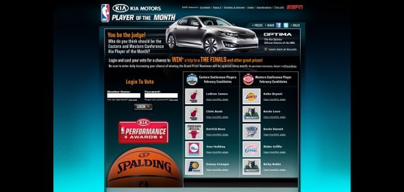 Player of the Month Presented by Kia
