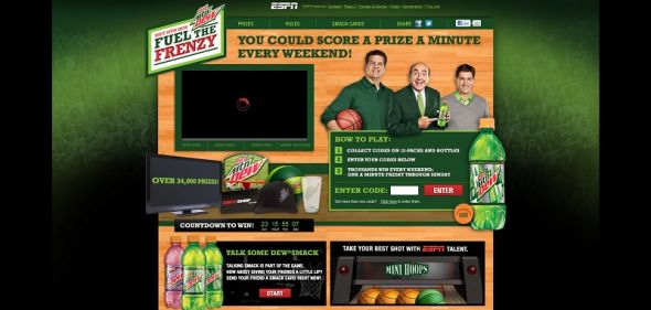 Diet DEW Fuel the Frenzy Sweepstakes Diet DEW Fuel the Frenzy Sweepstakes