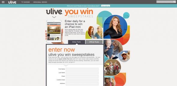 Ulive You Win Sweepstakes Ulive You Win Sweepstakes