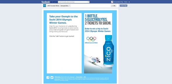 ZICO.com/Sochi2014 – ZICO Sochi 2014 Olympic Winter Games Sweepstakes ZICO.com/Sochi2014 – ZICO Sochi 2014 Olympic Winter Games Sweepstakes