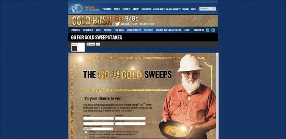 goldrushgiveaway.com – Gold Rush Strike Gold Sweepstakes goldrushgiveaway.com – Gold Rush Strike Gold Sweepstakes