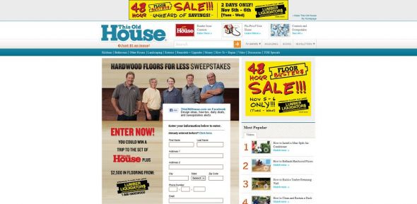 This Old House Hardwood Floors for Less Sweepstakes This Old House Hardwood Floors for Less Sweepstakes