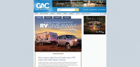 Ultimate Country Music RV Giveaway Sweepstakes Ultimate Country Music RV Giveaway Sweepstakes