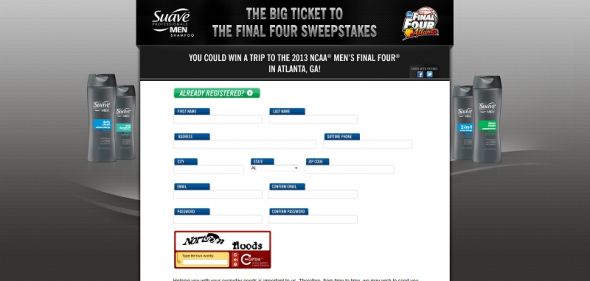 Big Ticket to the Final Four Sweepstakes Big Ticket to the Final Four Sweepstakes