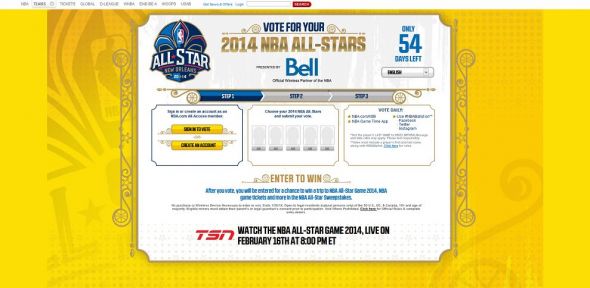 NBA All-Star Sweepstakes NBA All-Star Sweepstakes