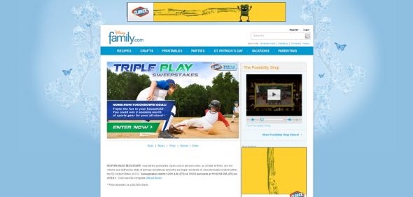 Triple Play Sweepstakes Triple Play Sweepstakes