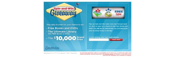 Spin and Win Giveaway Spin and Win Giveaway