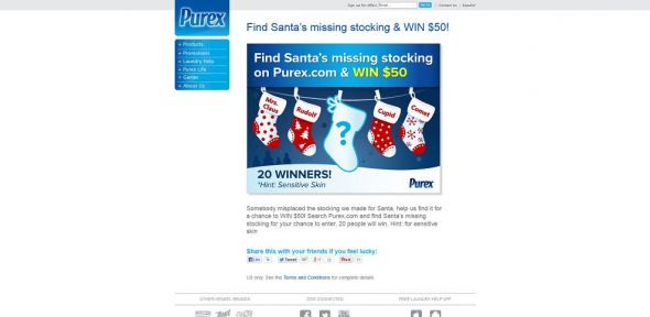 Find Santa’s Stockings Sweepstakes Find Santa’s Stockings Sweepstakes