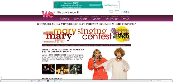 Mary Mary Singing Contest Mary Mary Singing Contest