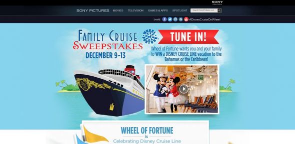 Wheel of Fortune Family Cruise Sweepstakes Wheel of Fortune Family Cruise Sweepstakes