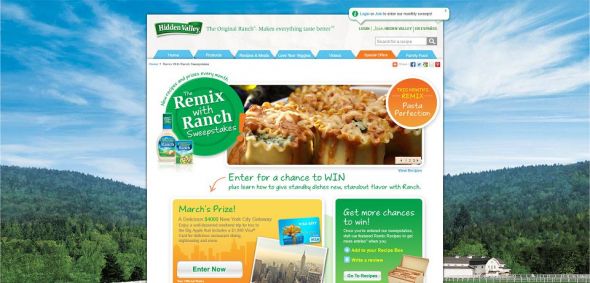 Hidden Valley Ranch Instant Win Game & Sweepstakes Hidden Valley Ranch Instant Win Game & Sweepstakes