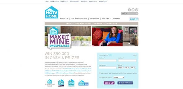 HGTVHome.com/MakeItMine – HGTV HOME Make It Mine Sweepstakes HGTVHome.com/MakeItMine – HGTV HOME Make It Mine Sweepstakes