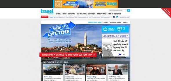 travelchannel.com/trip-of-a-lifetime – Travel Channel Trip of a Lifetime Sweepstakes travelchannel.com/trip-of-a-lifetime – Travel Channel Trip of a Lifetime Sweepstakes