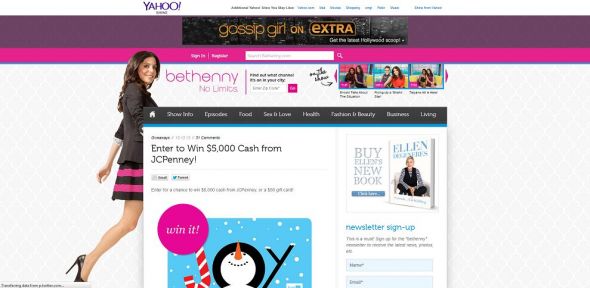 Bethenny’s $5,000 Giveaway Bethenny’s $5,000 Giveaway