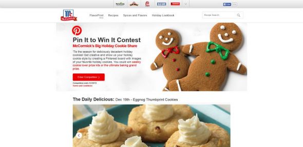 McCormick Pin it to Win it Contest McCormick Pin it to Win it Contest