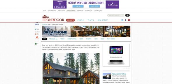 HGTV Dream Home Giveaway Sweepstakes HGTV Dream Home Giveaway Sweepstakes