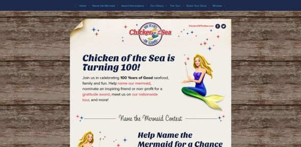 chickenofthesea.com/100 – Chicken of the Sea Name the Mermaid Contest chickenofthesea.com/100 – Chicken of the Sea Name the Mermaid Contest