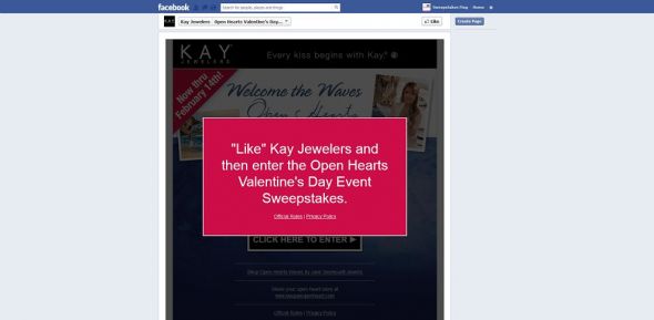 Open Hearts Valentine’s Day Event Sweepstakes Open Hearts Valentine’s Day Event Sweepstakes