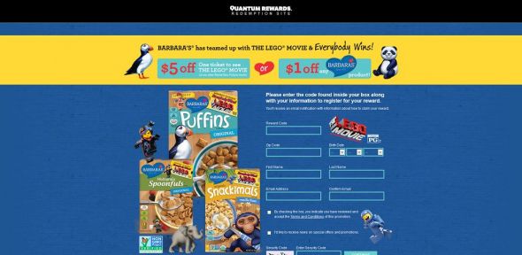 barbarasgiveaway.com – Barbara’s THE LEGO MOVIE Giveaway On Pack Sweepstakes barbarasgiveaway.com – Barbara’s THE LEGO MOVIE Giveaway On Pack Sweepstakes