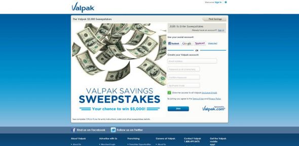 valpak.com/valentine – Valpak $5,000 Sweepstakes valpak.com/valentine – Valpak $5,000 Sweepstakes