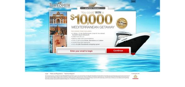 travelsmithcontests.com – $10,000 Mediterranean Getaway Sweepstakes and Instant Win travelsmithcontests.com – $10,000 Mediterranean Getaway Sweepstakes and Instant Win