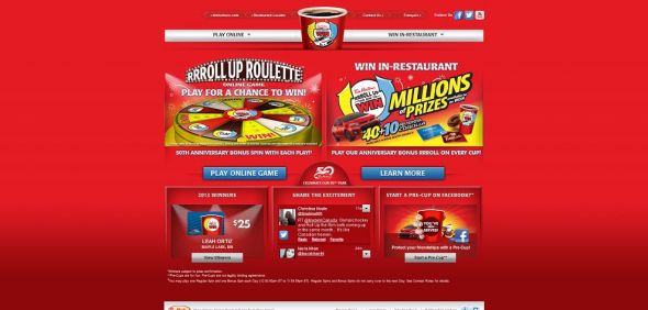 Tim Hortons Roll Up the Rim to Win Contest Tim Hortons Roll Up the Rim to Win Contest