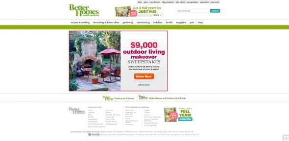 Outdoor Living Sweepstakes Outdoor Living Sweepstakes