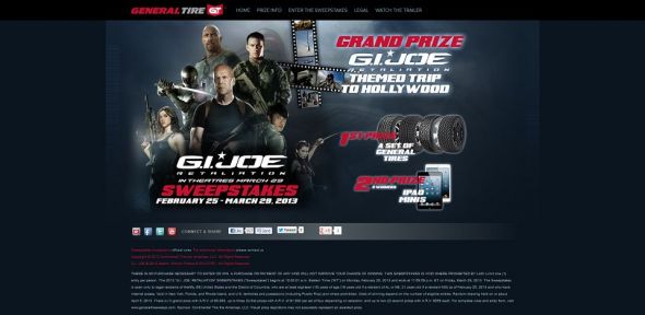 G.I. JOE: RETALIATION Sweepstakes G.I. JOE: RETALIATION Sweepstakes