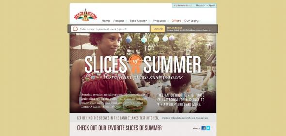 LAND O LAKES Premium Deli Cheese Slices of Summer Instagram Photo Sweepstakes LAND O LAKES Premium Deli Cheese Slices of Summer Instagram Photo Sweepstakes
