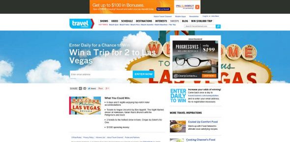 Travel Channel March 2014 Sweepstakes Travel Channel March 2014 Sweepstakes