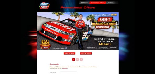 Cheez-It Real Race Fans Sweepstakes Cheez-It Real Race Fans Sweepstakes