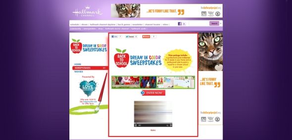 Hallmark Channel Dream in Color Sweepstakes Hallmark Channel Dream in Color Sweepstakes