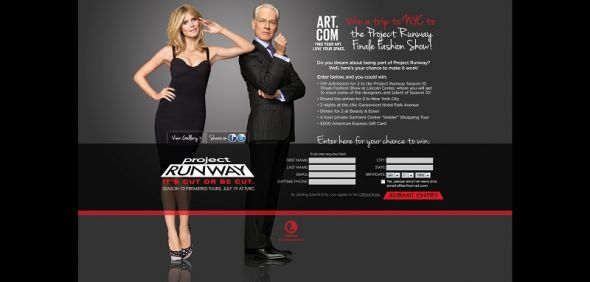 2012 Lifetime Project Runway NYC Fashion Week Promotion 2012 Lifetime Project Runway NYC Fashion Week Promotion