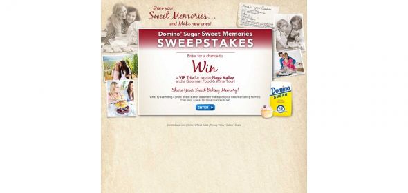 Domino Sugar Sweet Memories Sweepstakes Domino Sugar Sweet Memories Sweepstakes