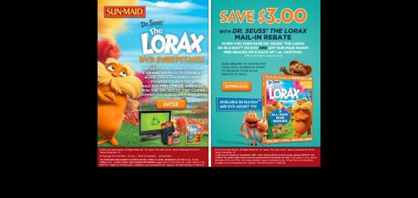 Bring Home The Lorax Sweepstakes Bring Home The Lorax Sweepstakes