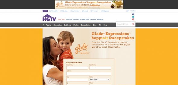 Glade Expressions Happiair Sweepstakes Glade Expressions Happiair Sweepstakes