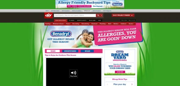 BENADRYL Dream Yard Sweepstakes BENADRYL Dream Yard Sweepstakes