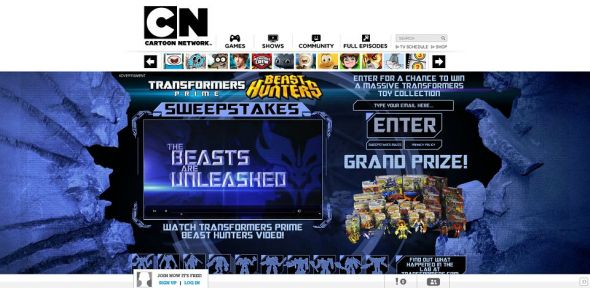 TRANSFORMERS BEAST HUNTERS Sweepstakes TRANSFORMERS BEAST HUNTERS Sweepstakes