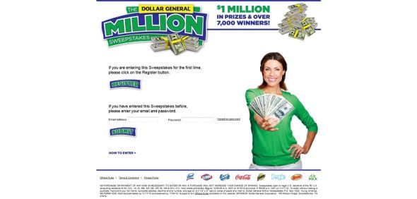 www.dollargeneral.com – Dollar General Million Sweepstakes www.dollargeneral.com – Dollar General Million Sweepstakes