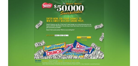 Super Sweet $50,000 Sweepstakes Super Sweet $50,000 Sweepstakes