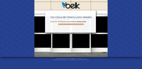 Belk 125 Days of Prizes Sweepstakes Belk 125 Days of Prizes Sweepstakes